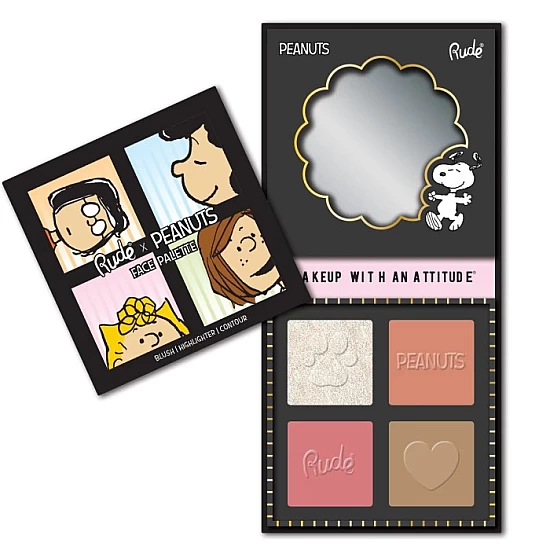 Paleta za konturisanje i hajlajt lica Peanuts 13.2 g 810079384761 ⏐ RUDE COSMETICS ⏐ Ecobeauty Paleta za konturisanje i hajlajt lica Peanuts 13.2 g 810079384761 ⏐ RUDE COSMETICS ⏐ Ecobeauty