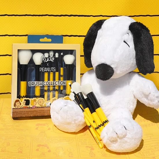 Set četkica za šminkanje lica Peanuts 7/1 810079384914 ⏐ RUDE COSMETICS ⏐ Ecobeauty