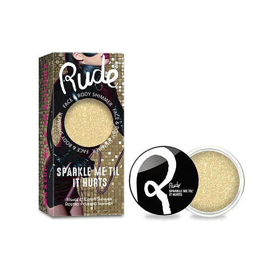 Gliteri za lice i telo - SPARKLE ME TIL IT HURTS Gliteri za lice i telo - SPARKLE ME TIL IT HURTS | RUDE COSMETICS | Ecobeauty