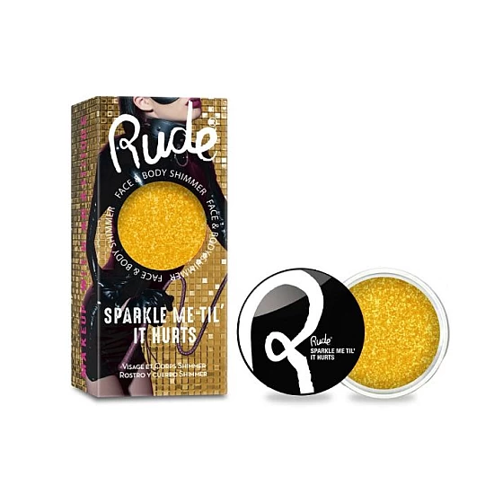 Gliteri za lice i telo - SPARKLE ME TIL IT HURTS Gliteri za lice i telo - SPARKLE ME TIL IT HURTS | RUDE COSMETICS | Ecobeauty