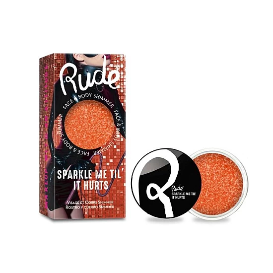 Gliteri za lice i telo - SPARKLE ME TIL IT HURTS Gliteri za lice i telo - SPARKLE ME TIL IT HURTS | RUDE COSMETICS | Ecobeauty