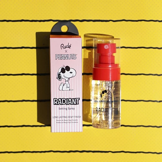 Sprej za blistav izgled kože bez neželjenog masnog sjaja Peanuts 45 ml 810079384754 ⏐ RUDE COSMETICS ⏐ Ecobeauty