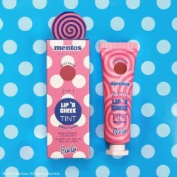 Kremasta boja za usne i obraze 2 u 1 Mentos Deep Rose 15ml