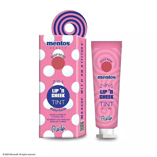 Kremasta boja za usne i obraze 2 u 1 Deep Rose 810079384044 | Rude Cosmetics | Ecobeauty online