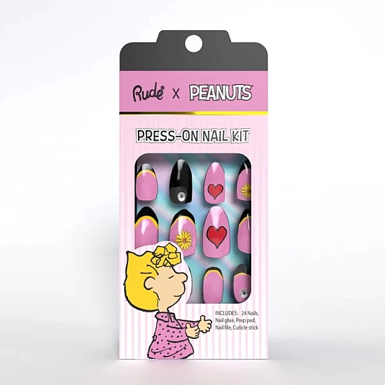 Set tipsi za nokte PRESS ON Peanuts 810079385058 ⏐ RUDE COSMETICS ⏐ Ecobeauty Set tipsi za nokte PRESS ON Peanuts 810079385058 ⏐ RUDE COSMETICS ⏐ Ecobeauty