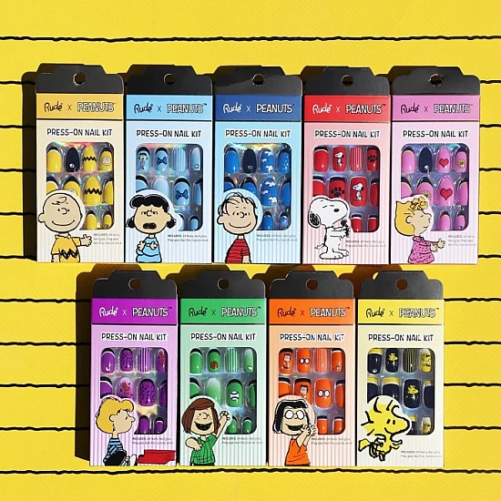 Set tipsi za nokte PRESS ON Peanuts 810079385065 ⏐ RUDE COSMETICS ⏐ Ecobeauty Set tipsi za nokte PRESS ON Peanuts 810079385065 ⏐ RUDE COSMETICS ⏐ Ecobeauty