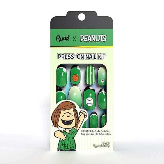 Set tipsi za nokte PRESS ON Peanuts 810079385072 ⏐ RUDE COSMETICS ⏐ Ecobeauty Set tipsi za nokte PRESS ON Peanuts 810079385072 ⏐ RUDE COSMETICS ⏐ Ecobeauty