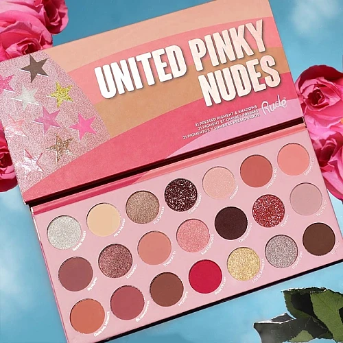 Paleta senki za oči United Pinky Nudes 