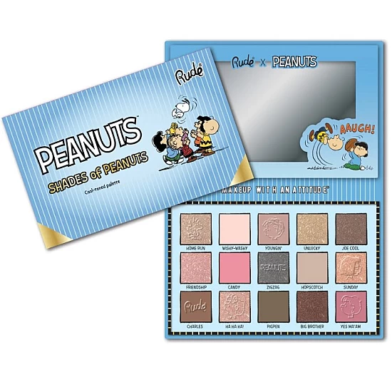 Paleta senki za oči Shades of Peanuts 18 g COOL TONED 810079384693 ⏐ RUDE COSMETICS ⏐ Ecobeauty Paleta senki za oči Shades of Peanuts 18 g COOL TONED 810079384693 ⏐ RUDE COSMETICS ⏐ Ecobeauty