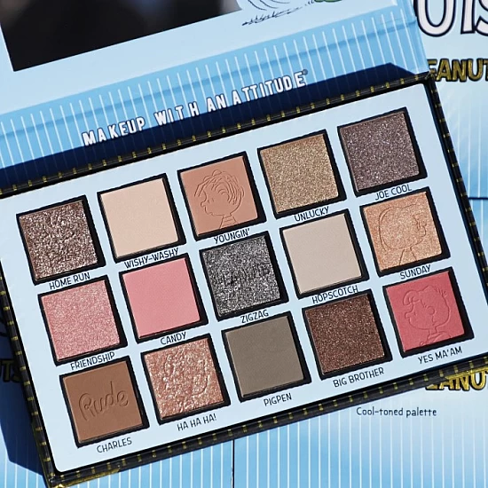 Paleta senki za oči Shades of Peanuts 18 g COOL TONED 810079384693 ⏐ RUDE COSMETICS ⏐ Ecobeauty Paleta senki za oči Shades of Peanuts 18 g COOL TONED 810079384693 ⏐ RUDE COSMETICS ⏐ Ecobeauty