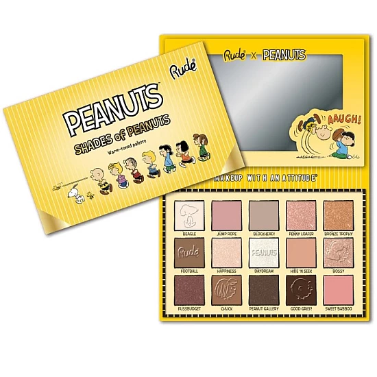 Paleta senki za oči Shades of Peanuts 18 g WARM TONED 810079384686 ⏐ RUDE COSMETICS ⏐ Ecobeauty Paleta senki za oči Shades of Peanuts 18 g WARM TONED 810079384686 ⏐ RUDE COSMETICS ⏐ Ecobeauty