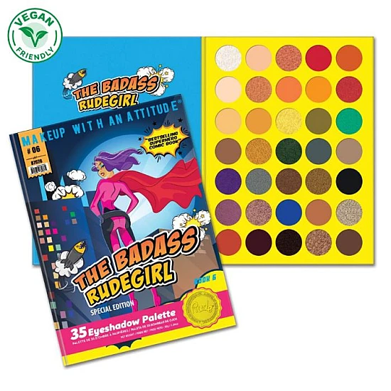 Paleta senki za oči The Badass Rudegirl | RUDE COSMETICS | Ecobeauty