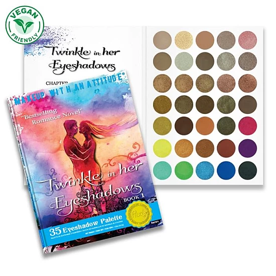 Paleta senki za oči Twinkle in Her Eyeshadows | RUDE COSMETICS | Ecobeauty