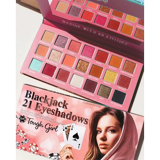 Paleta senki za oči BLACKJACK - Tough Girl | RUDE COSMETICS | Ecobeauty Paleta senki za oči BLACKJACK - Tough Girl | RUDE COSMETICS | Ecobeauty