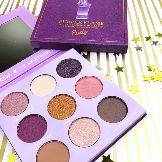 Paleta senki za oči COCTAIL PARTY- Purple Flame | RUDE COSMETICS | Ecobeauty Paleta senki za oči COCTAIL PARTY- Purple Flame | RUDE COSMETICS | Ecobeauty