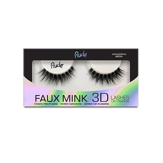 Veštačke trepavice Faux Mink 3D - Metamorphic | RUDE COSMETICS | Ecobeauty Veštačke trepavice Faux Mink 3D - Metamorphic | RUDE COSMETICS | Ecobeauty
