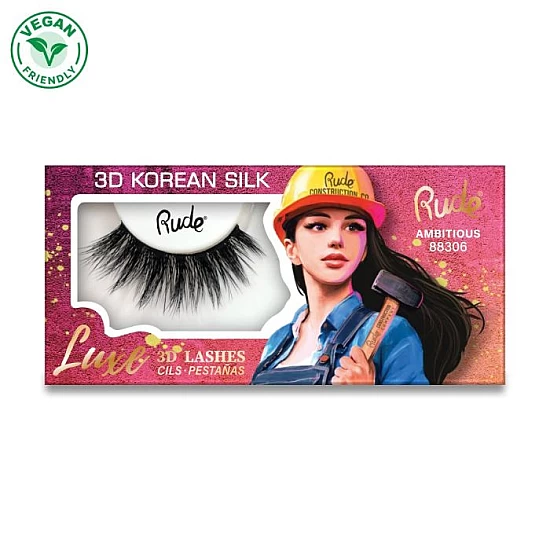 Svilene trepavice na traci Luxe 3D Korean Silk - Ambitious | RUDE COSMETICS | Ecobeauty Svilene trepavice na traci Luxe 3D Korean Silk - Ambitious | RUDE COSMETICS | Ecobeauty