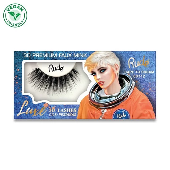 Svilene trepavice na traci Luxe 3D Korean Silk - Dare to Dream | RUDE COSMETICS | Ecobeauty Svilene trepavice na traci Luxe 3D Korean Silk - Dare to Dream | RUDE COSMETICS | Ecobeauty