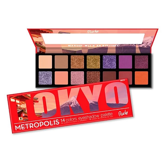 Paleta senki za oči METROPOLIS - Tokyo | RUDE COSMETICS | Ecobeauty Paleta senki za oči METROPOLIS - Tokyo | RUDE COSMETICS | Ecobeauty