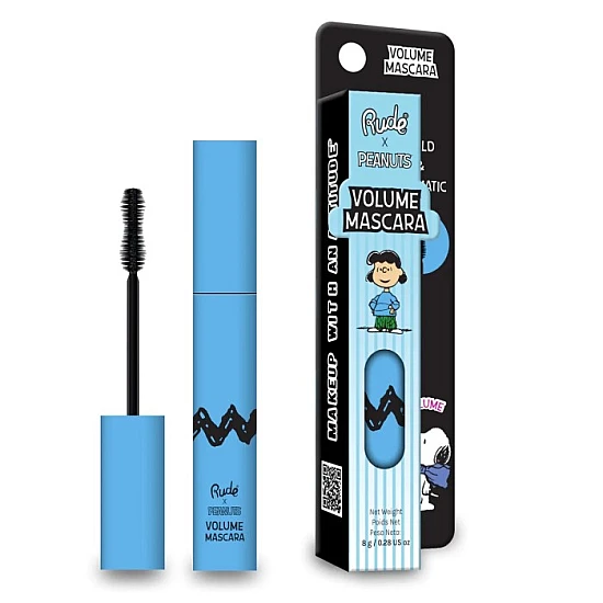 Maskara za bolji volumen trepavica Peanuts 4.8 g 810079384723 ⏐ RUDE COSMETICS ⏐ Ecobeauty Maskara za bolji volumen trepavica Peanuts 4.8 g 810079384723 ⏐ RUDE COSMETICS ⏐ Ecobeauty