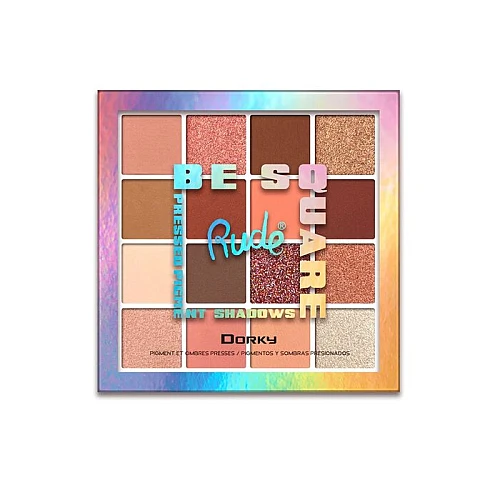 Paleta senki za oči - Be Square Pressed Pigments & Shadows - Dorky