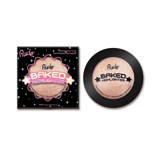 Hajlajter za lice i telo BAKED HIGHLIGHTER | RUDE COSMETICS | Ecobeauty