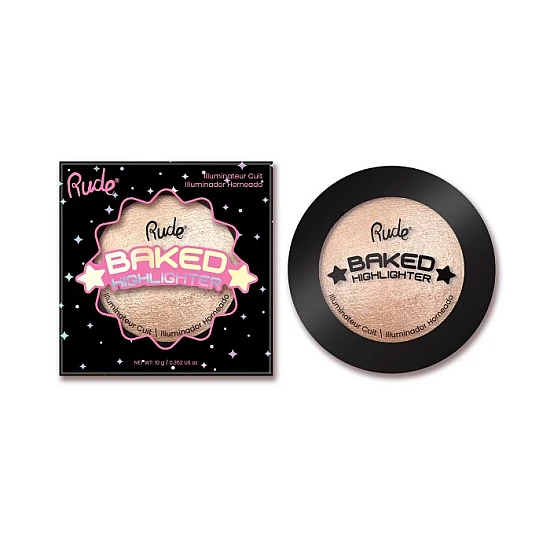Hajlajter za lice i telo BAKED HIGHLIGHTER Hajlajter za lice i telo BAKED HIGHLIGHTER | RUDE COSMETICS | Ecobeauty