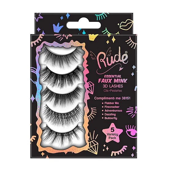 Veštačke trepavice Essential Faux Mink 3D Lashes - Compliment Me