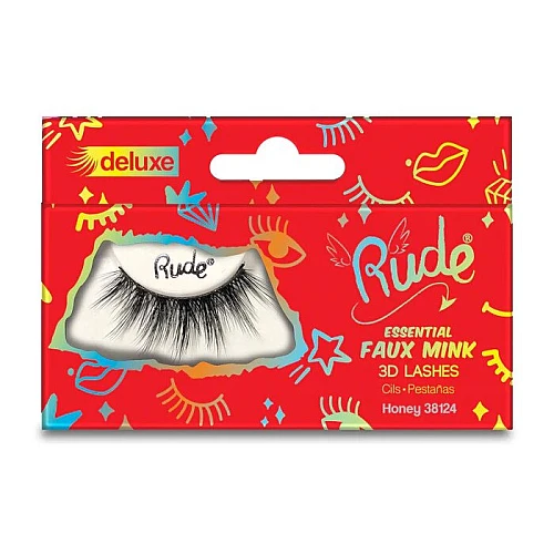Veštačke trepavice Essential Faux Mink Deluxe 3D Lashes - Honey