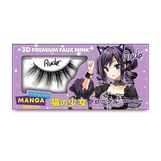 Veštačke trepavice Manga Collection 3D Faux Mink Lashes - Neko-Chan 810079381609 Ecobeauty Veštačke trepavice Manga Collection 3D Faux Mink Lashes - Neko-Chan 810079381609 Ecobeauty