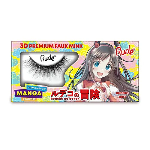 Veštačke trepavice Manga Collection 3D Faux Mink Lashes - Rudeko