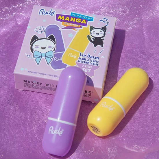 Balzam za usne DUO Manga Collection Rude Cosmetics Ecobeauty - 810079387045 Balzam za usne DUO Manga Collection Rude Cosmetics Ecobeauty - 810079387045