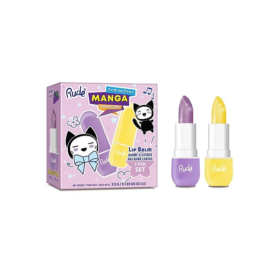 Balzam za usne DUO Manga Collection Rude Cosmetics Ecobeauty - 810079387045 Balzam za usne DUO Manga Collection Rude Cosmetics Ecobeauty - 810079387045