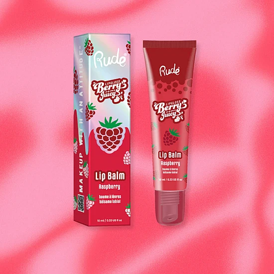Balzam za usne Berry Juicy - Malina | Rude Cosmetics | Ecobeauty - 810079385133
