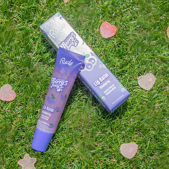 Balzam za usne Berry Juicy - Borovnica | Rude Cosmetics | Ecobeauty - 810079385164