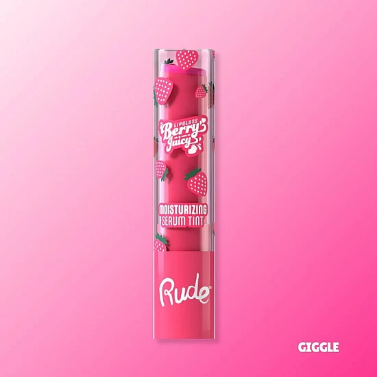 Sjaj za Usne Berry Juicy - Giggle 810079381746 - Rude Cosmetics - Eco Beauty Sjaj za Usne Berry Juicy - Giggle 810079381746 - Rude Cosmetics - Eco Beauty