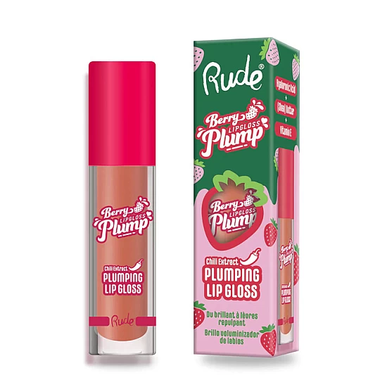 Sjaj za punije usne Berry Juicy Plumping Bare 810079383061 | Rude Cosmetics | Ecobeauty online Sjaj za punije usne Berry Juicy Plumping Bare 810079383061 | Rude Cosmetics | Ecobeauty online