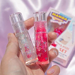Sjaj za usne Manga Collection Sparkle Duo set - Lubenica i Nana 