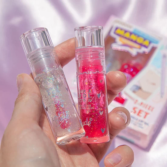 Sjaj za usne Manga Collection Sparkle Duo set - Lubenica i Nana | Rude Cosmetics | Ecobeauty - 810079386895 Sjaj za usne Manga Collection Sparkle Duo set - Lubenica i Nana | Rude Cosmetics | Ecobeauty - 810079386895