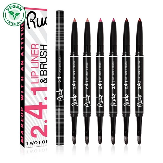 Precizna olovka za usne sa četkicom 2.4.1 | RUDE COSMETICS | Ecobeauty Precizna olovka za usne sa četkicom 2.4.1 | RUDE COSMETICS | Ecobeauty