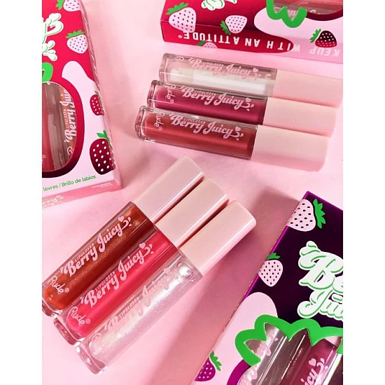 Set sjajeva za usne Berry Juicy - Shimmer | RUDE COSMETICS | Ecobeauty Set sjajeva za usne Berry Juicy - Shimmer | RUDE COSMETICS | Ecobeauty