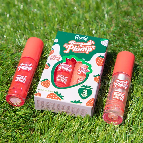 Sjaj za usne Berry Plump Duo set - Fairy&Strawberry kiss