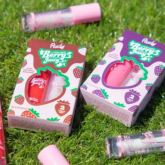 Sjaj za usne - Duo set Berry Juicy - Crystalize&Code Red | Rude Cosmetics | Ecobeauty - 810079386918 Sjaj za usne - Duo set Berry Juicy - Crystalize&Code Red | Rude Cosmetics | Ecobeauty - 810079386918