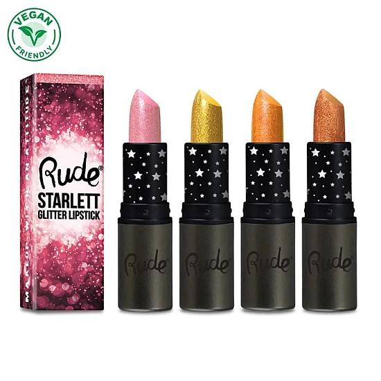 Ruž za usne sa šljokicama - Starlett Glitter | RUDE COSMETICS | Ecobeauty Ruž za usne sa šljokicama - Starlett Glitter | RUDE COSMETICS | Ecobeauty
