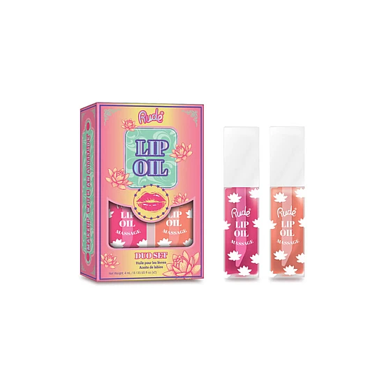 Ulje za usne - Duo set Jagoda i Breskva | Rude Cosmetics | Ecobeauty - 810079387236 Ulje za usne - Duo set Jagoda i Breskva | Rude Cosmetics | Ecobeauty - 810079387236