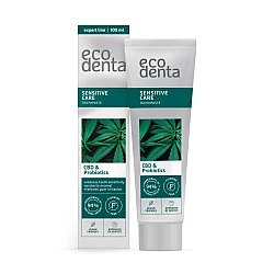 Pasta za osetljive zube sa CBD-om i probioticima Ecodenta 100 ml