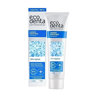 Pasta za zube protiv karijesa sa 25% ksilitola Ecodenta Expert Line 100 ml
