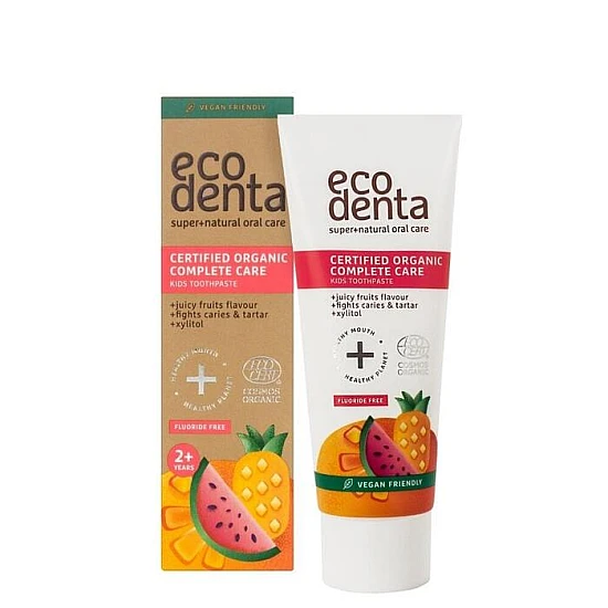 Dečija pasta za zube sa ukusom sočnog voća COSMOS ORGANIC 75ml Dečija pasta za zube sa ukusom sočnog voća COSMOS ORGANIC 75ml