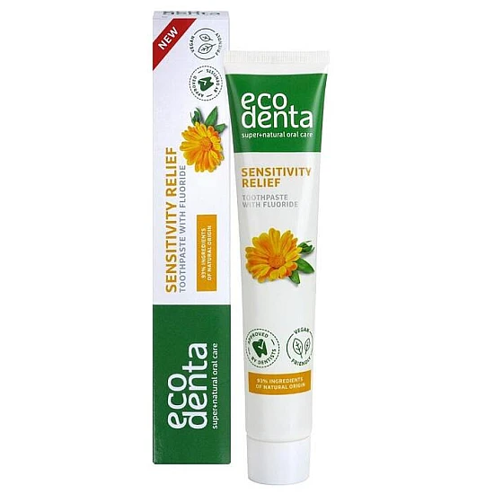 Pasta za osetljive zube SENSITIVITI RELIEF Ecodenta 75 ml | EcoDenta | Ecobeauty