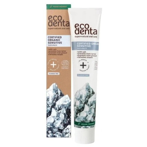 Pasta za osetljive zube i desni sa soli Ecodenta ORGANIC SENSITIVITY RELIEF  75ml Pasta za osetljive zube i desni sa soli Ecodenta ORGANIC SENSITIVITY RELIEF  75ml